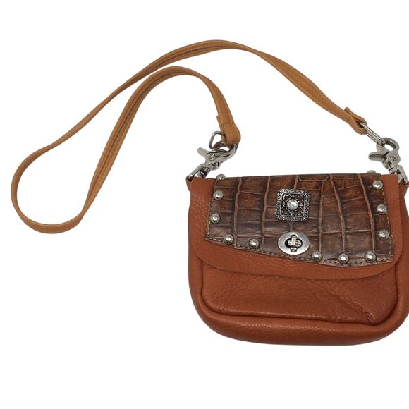Abbie Caplin Brown Leather Crossbody Bag - Picture 5 of 14